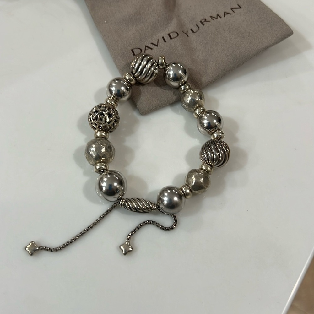 David Yurman Sterling Silver Elements Bracelet